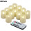 Candele LED senza fiamma con timer e telecomando, confezione da 12 1
