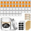 48 mini bocaux Mason de 59 ml avec couvercles 1