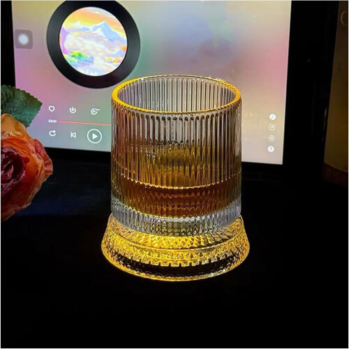 Kristall-Whiskyglas, Diamantschliff, 280 ml