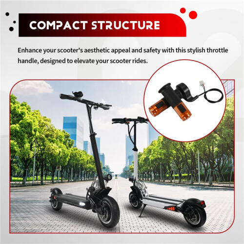 Universal Scooter Throttle Grip E-Bike Handlebar Twist Accelerator Speed Control Handle Replacement Parts 2