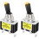 Automotive LED Toggle Switch 12V Amber Illuminated 30A 1