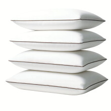 Set van 4 kussenslopen (queensize), wit, 18x28 inch
