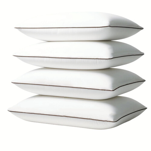 Set van 4 kussenslopen (queensize), wit, 18x28 inch