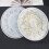 Moule compte-gouttes en silicone pour cristal, éclipse lunaire, phase 1 de la Lune 1