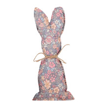 Almofada decorativa de coelho de pelúcia com laço, 1 peça