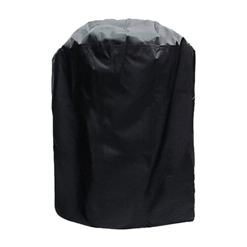 Capa para churrasqueira cilíndrica 30x23 polegadas, resistente à poeira e chuva.