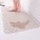 Tapis de bain antidérapant à ventouses, couleur kaki 1