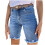 Women's denim short shorts with button pockets 2