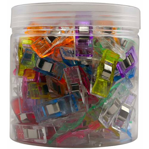 Nähclips, Set mit 100 robusten Stoffquiltclips