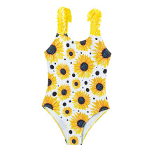 Girls' one-piece swimsuit for ages 7-8