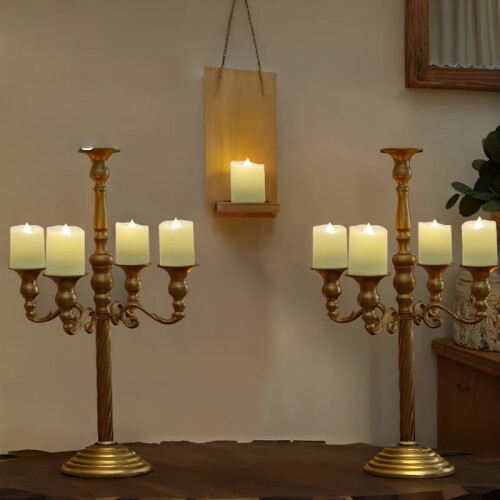 Candele LED con timer e telecomando (confezione da 9)
