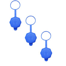Lot de 3 bouchons de rechange réutilisables pour bonbonne d'eau de 5 gallons (environ 19 litres), en silicone, étanches et anti-fuites.