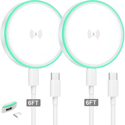 FU1999MagSafe Ladegerät 15W Magnetisches kabelloses Ladepad