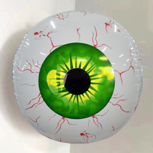 Oppblåsbar øyeepledekorasjon til Halloween4D Bloodshot1Count 1