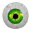 Oppblåsbar øyeepledekorasjon til Halloween4D Bloodshot1Count 3