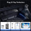 Car Wireless Android Auto Carplay 2in1 Box Wired to Wireless Dongle Plug& CarPlay Android Auto   Box 2