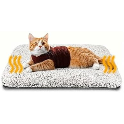 Cozy Cuddle Cat Bed Self-Heating Machine Washable