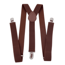 Men's Stretch Y-Back Suspenders with Fade-Resistant Clips