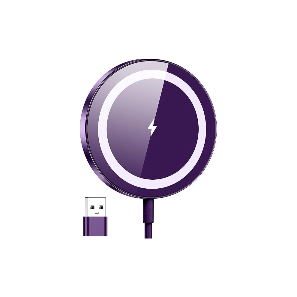 Fu1999 Magsafe Wireless Charger 15W Violet 937196827909
