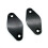 Motorcycle Rear View Mirror Hole Cover Mirror Chassis Code Cap Base Block for  750SS-S 750SR-S Silver 6