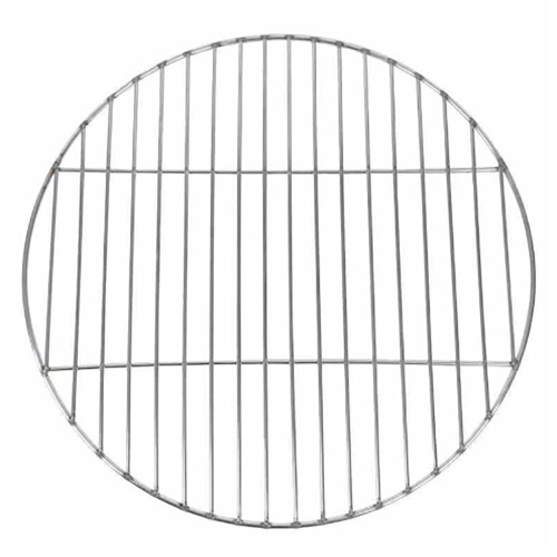 Bærbar bålgrillrist i rustfrit stål, 18x18 tommer