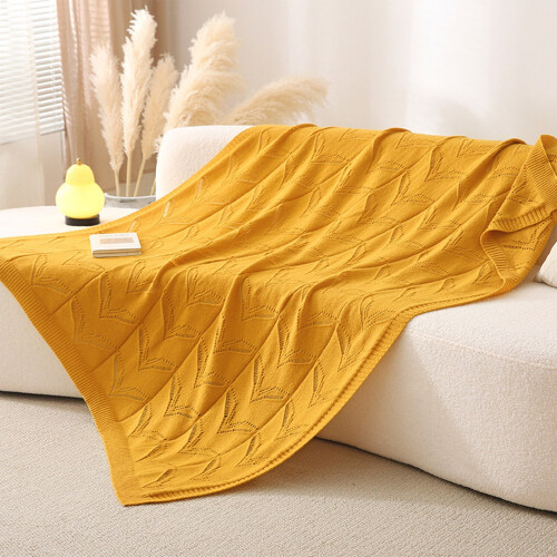 Blaincéad Cniotáilte Tiubh Chenille Yoloke Home