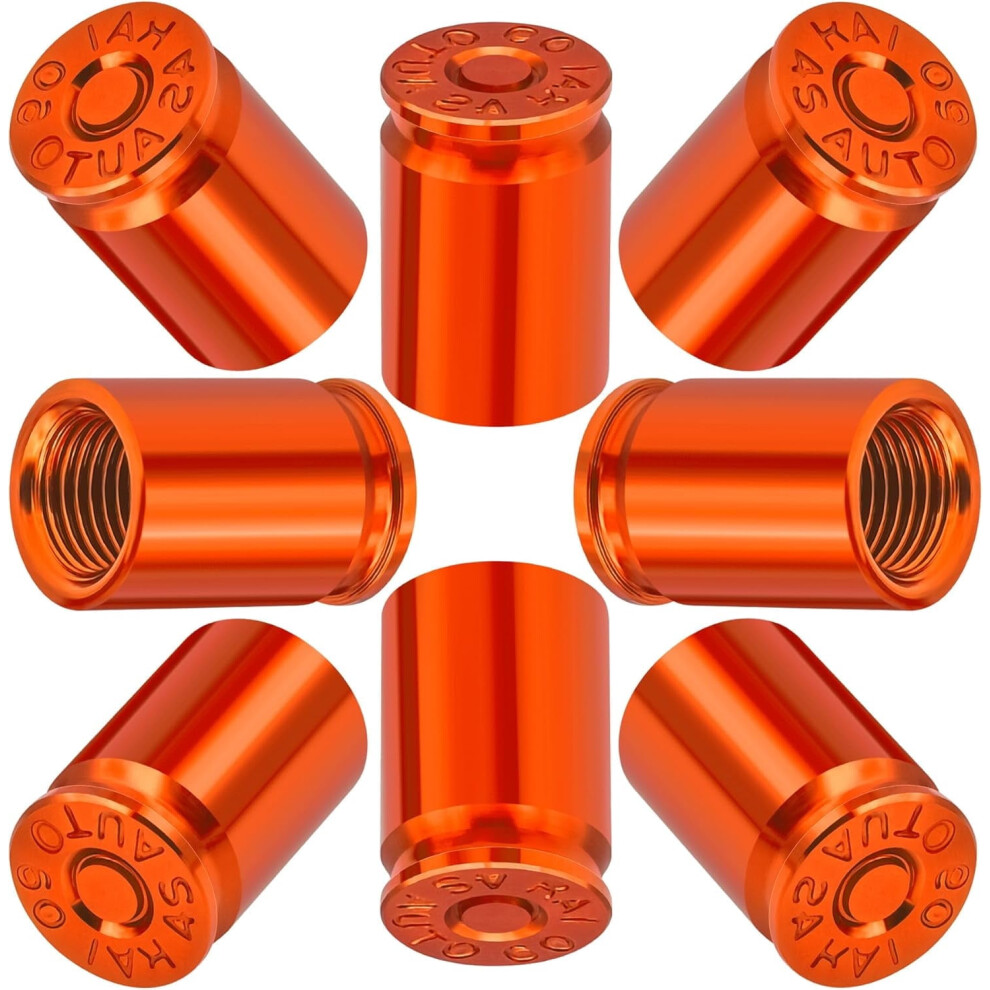 Aluminum Tire Valve Stem Caps 12Pcs Red 975221065643
