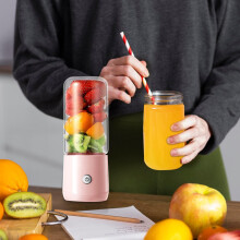 Portable USB Rechargeable Blender 6-Blade Mini Mixer