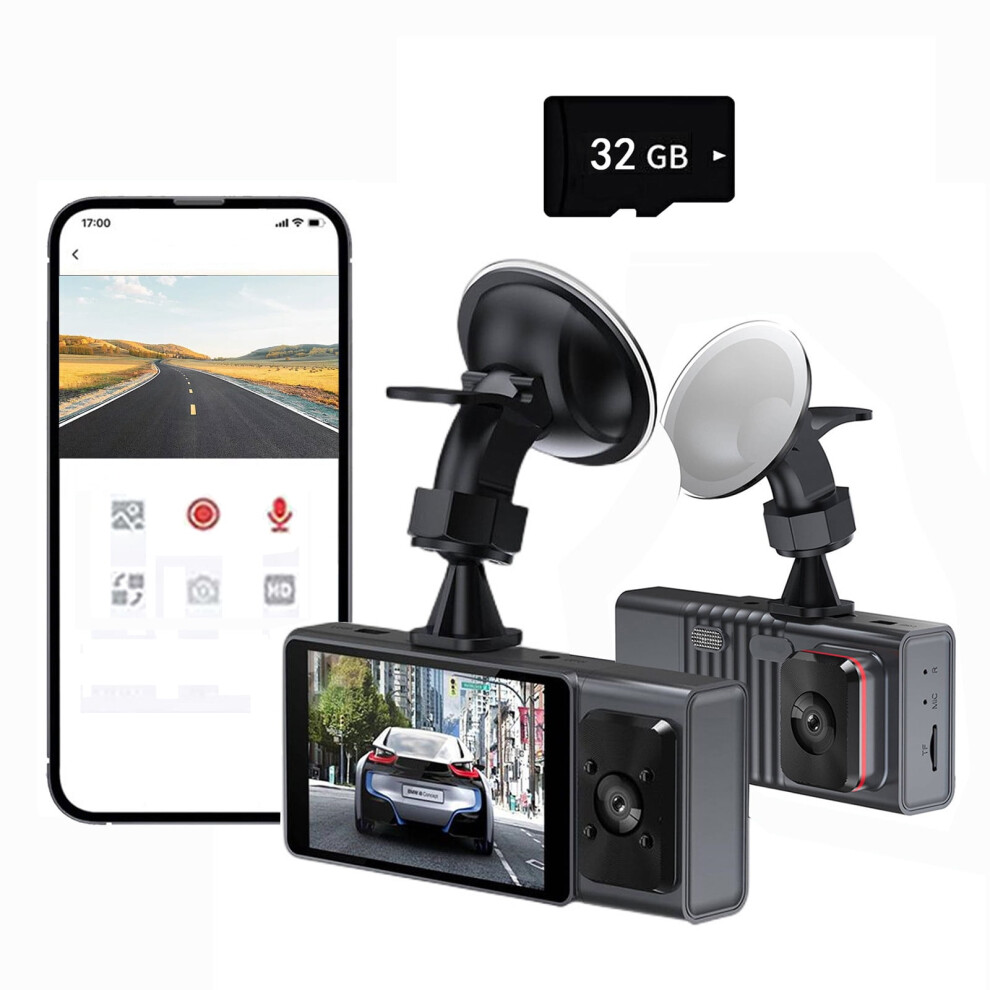 Dash Cam Dual Lens 1080P With Wifi Night Vision 962125465730