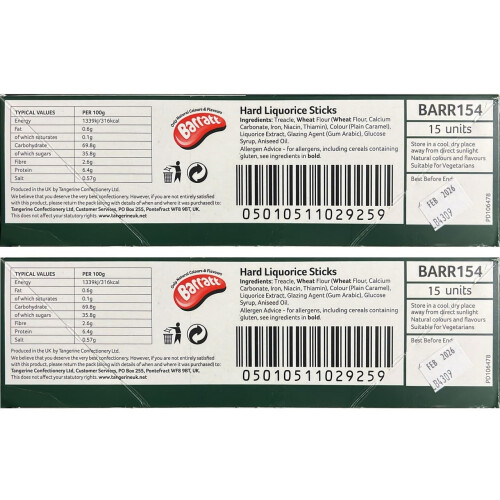 Bassetti: Liquorice Sticks - 15 1