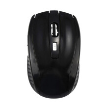 Ratón inalámbrico de 2,4 GHz con receptor USB, 4 botones y DPI ajustable.