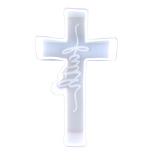 Silikónová živicová forma Faith Crucifix