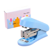 Conjunto de mini grampeadores Pedty para encadernação de escritório (1 conjunto)
