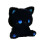 Black Cat Plush Toy Soft Huggable 1 Piece 1