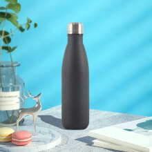 Bouteilles d'eau de voyage AuroraX en acier inoxydable, tasses isothermes sous vide, mug portable à double paroi pailletée, garde les boissons