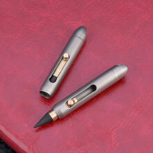 Eternal Pencil Portable Titanium Alloy Everlasting Pencil Home School Supplies Erasable Pocket Pen for Writing Creative Keychain Pendant charmingly