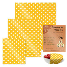 Beeswax Wraps Reusable Food Wraps 3 Pcs S/M/L