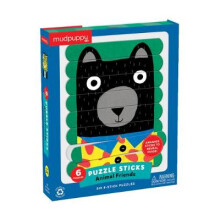 Mudpuppy Tierfreunde Puzzle-Sticks, Mehrfarbig