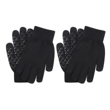 Herren-Winterarbeitshandschuhe, isoliert, strapazierfähig, schwarz, Größe XL