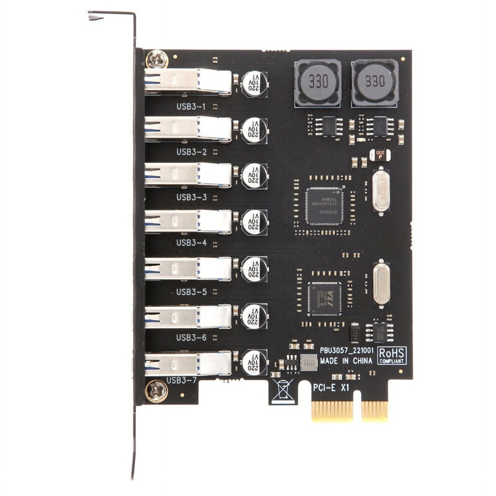 Usb 3.0 Pci-E Expansion Card With 7-Port Hub 962125492071