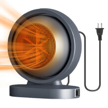 Přenosný ohřívač prostoru 300 W s ochranou proti převrácení a bezpečnostní ochranou