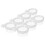 Clear Plastic Bird Feeding Bowls for Parrots 7 pcs 6