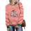 Dames sweatshirt met kerstprint, lange mouwen. 5