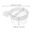 Clear Plastic Bird Feeding Bowls for Parrots 7 pcs 2
