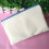 Bolsa de lona com zíper, algodão natural, 20x12,5 cm (8x5 polegadas) 3