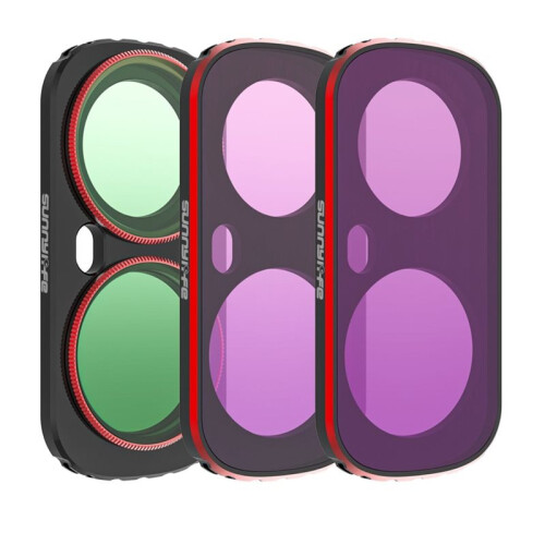 Objektivfilterkit för   Ultra Justerbart CPL+ND8+ND16 Filter Magnetiskt Objektivfilter