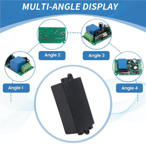 Universal 433 MHz AC 220V 1 Channel Remote Control   Wireless Relay Receiver Module for 433 MHz RF Transmitter Garage 2