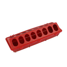 Baby Chick and Quail Feeder Red Green Flip Top 4 pcs