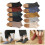Men's Solid Color Low-Cut Ankle Socks 10 Pairs 2