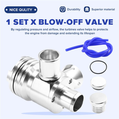 Turbo Engine Blow Valve BOVT0011 for  A3 A4 A6 TT     1.8T Engine Upgrade Component Silver 1